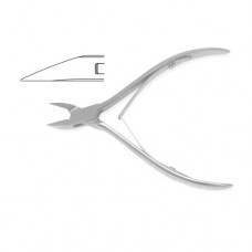 Nail Cutter Straight - Fine Jaw Stainless Steel, 13 cm - 5"